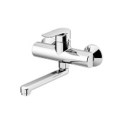 Gattoni H2Omix3000 Cucina Смеситель для раковины, поворотный излив 22 cм, цвет: хром 3060/30C0cr