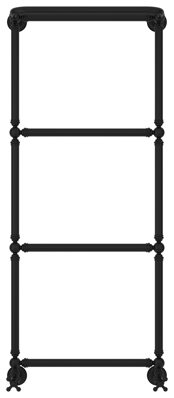 Сунержа Ренессанс Полотенцесушитель водяной 50x126h, цвет: матовый черный 31-0281-1250