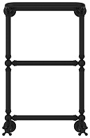 Сунержа Ренессанс Полотенцесушитель водяной 40x66h, цвет: матовый черный 31-0281-6640