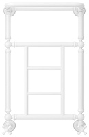 Сунержа Ренессанс Полотенцесушитель водяной 40x66h, цвет: матовый белый 30-0282-6640