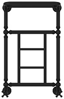 Сунержа Ренессанс Полотенцесушитель водяной 40x66h, цвет: матовый черный 31-0282-6640