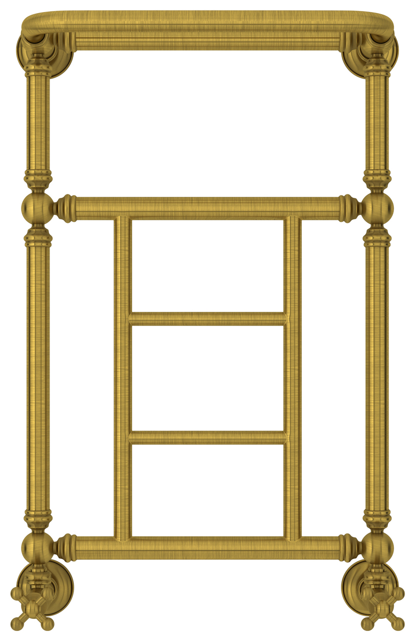 Сунержа Ренессанс Полотенцесушитель водяной 40x66h, цвет: состаренная латунь 051-0282-6640