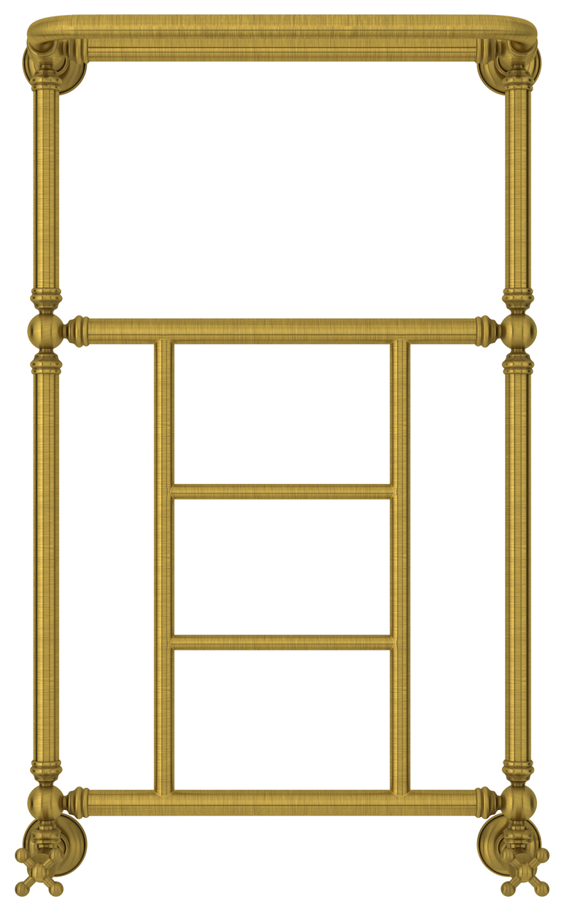 Сунержа Ренессанс Полотенцесушитель водяной 50x86h, цвет: состаренная латунь 051-0282-8650