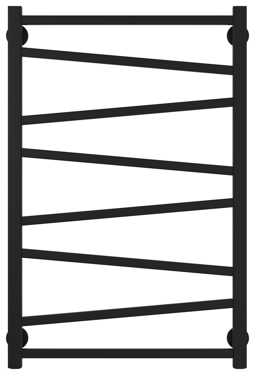 Сунержа Сирокко Полотенцесушитель водяной 50x80h, цвет: матовый черный 31-0253-8050