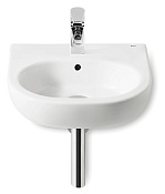 Roca Meridian Раковина подвесная 45х42 см, с переливом, без донного клапана, цвет: белый глянцевый 327245000