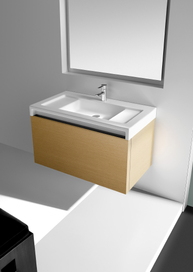 Roca Stratum Раковина подвесная 90х50 см, без перелива, цвет: белый глянцевый 327632000