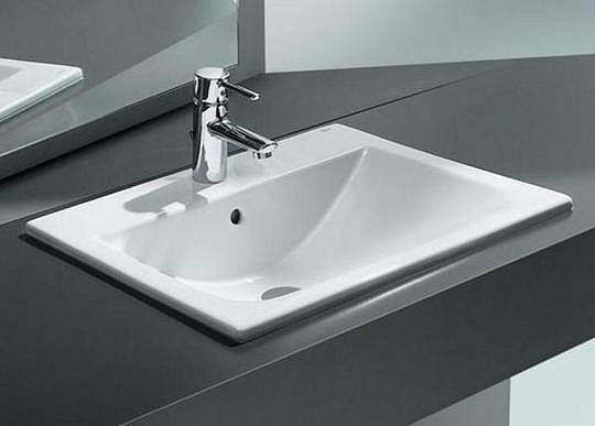 Roca Diverta Раковина 55х42,5см c 1 отв под смес. с переливом, цвет: белый 32711600Y