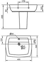 Рукомойник Cezares Flamingo CZR-354