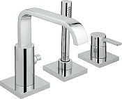 Grohe Allure Смеситель на борт ванны, с ручным душем, 3 отверстия, цвет: хром 19316000