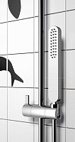 Fima Carlo Frattini Next Душевой гарнитур: штанга, ручной душ, шланг 150 см, держатель, цвет: хром F2391CR