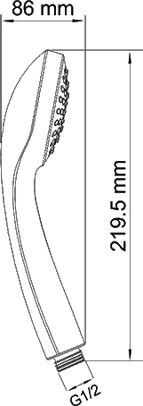Смеситель Wasserkraft Isen  для ванны с душем 2601