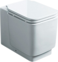 Simas Flow Унитаз приставной, безободковый, универсальный слив, цвет белый глянцевый FL61