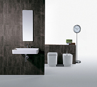 Simas Flow Унитаз приставной, безободковый, универсальный слив, цвет белый глянцевый FL61