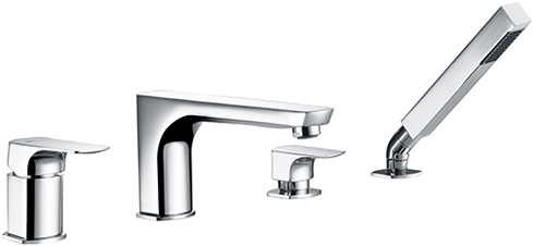 Wasserkraft Salm Смеситель на борт ванны, цвет: хром 2755