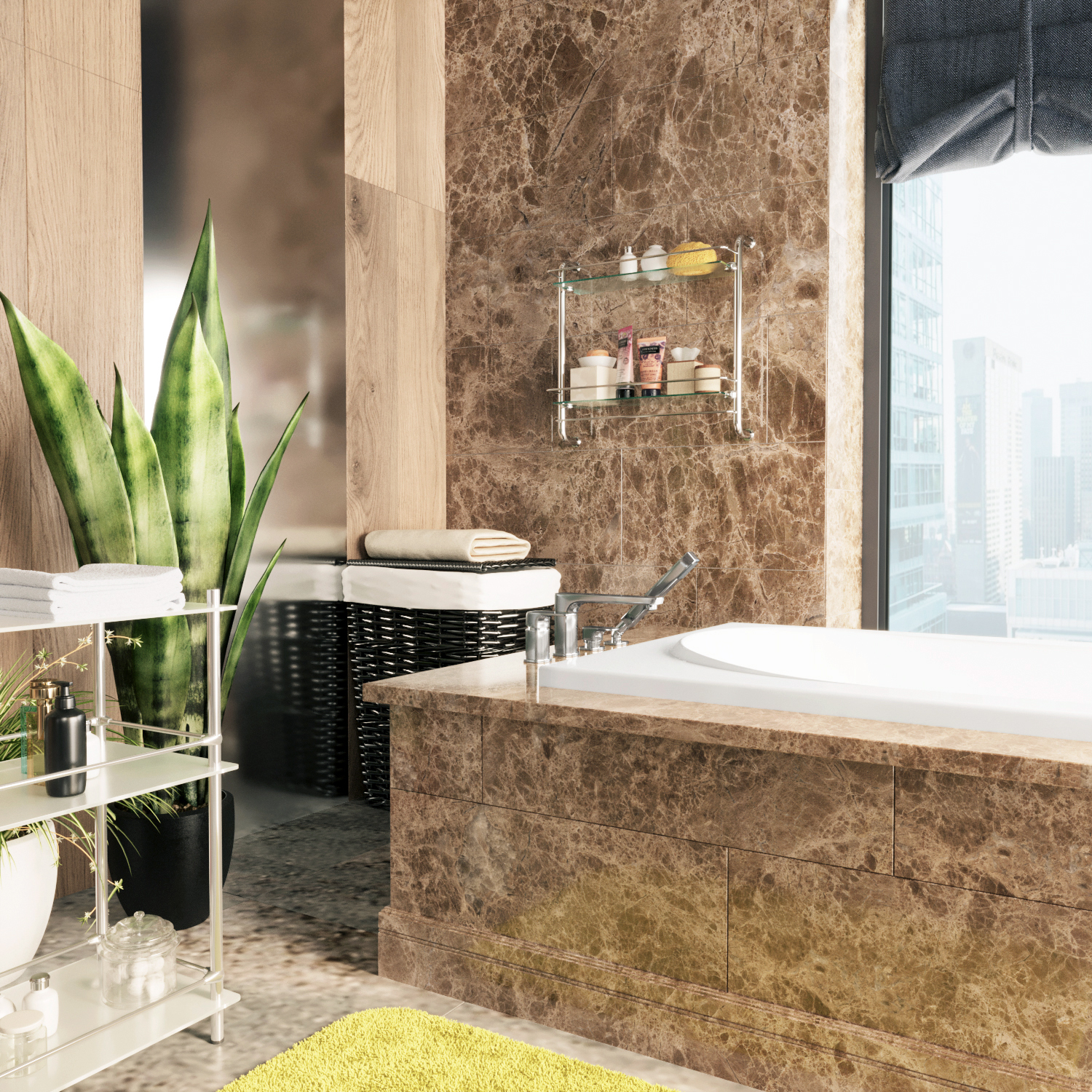 Wasserkraft Salm Смеситель на борт ванны, цвет: хром 2755