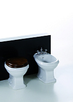 Simas Arcade Унитаз напольный с горизонтальным сливом 55х36,5 см, без крышки, цвет: белый глянцевый AR811