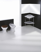 Simas Arcade Унитаз напольный с горизонтальным сливом 55х36,5 см, без крышки, цвет: белый глянцевый AR811