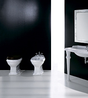 Simas Arcade Унитаз напольный с горизонтальным сливом 55х36,5 см, без крышки, цвет: белый глянцевый AR811