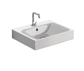 Kerasan Cento Раковина 50x45 см подвесная/накладная, с 1 отверстием под смеситель, цвет: Bianco 353001*1