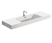 Kerasan Cento Раковина подвесная/накладная 140x45 см, с 1 отверстием под смеситель, цвет: Bianco 353501*1