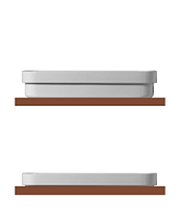 Kerasan Tribeca Раковина встраиваемая сверху/накладная 60х38 см, цвет: Bianco matt 514330