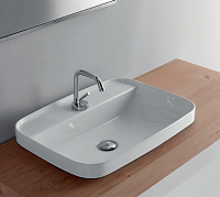 Kerasan Tribeca Раковина встраиваемая сверху/накладная 60х43 см, цвет: Bianco 514201*1