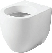 Kerasan Flo Унитаз приставной 56x37 см, с креплением, без сиденья и бачка, цвет: Bianco lucido 311801