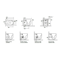 Kerasan Nolita Унитаз приставной 55x35 см безободковый, с креплением, без сиденья, цвет: Verde matt 531811