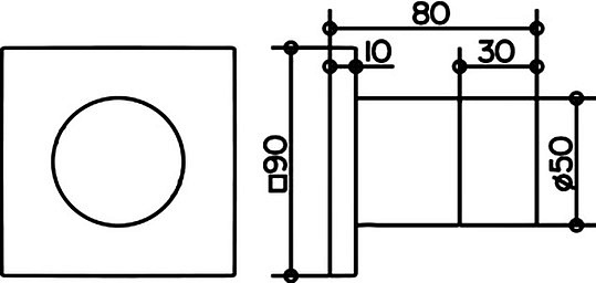 Keuco Ixmo Вентиль цвет: хром 59541 010002
