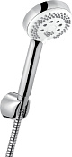 Kludi Logo Душевой гарнитур: душевая лейка с 3-мя видами струи, держатель, шланг 125 см, цвет: хром 6803005-00