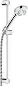 Kludi Logo Душевой гарнитур: штанга 62 см, шланг 160 см, душевая лейка с 1 видом струи, цвет: хром 6816005-00