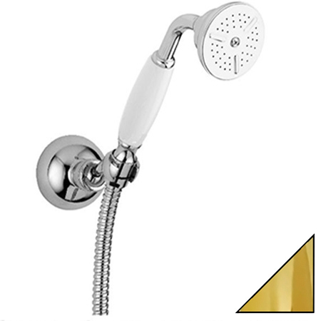 Paffoni Belinda Душевой гарнитур, круглый, 6.4х30хh15 см, цвет: золото ZDUP035GF