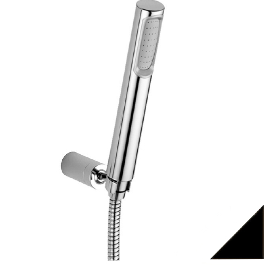 Paffoni Birillo Душевой гарнитур, прямоугольный, 2.4х21хh25 см, цвет: черный ZDUP036NO