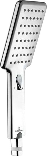 Bossini Agua Life Ручной душ, 1 вид струи, цвет: chrome B00177.030