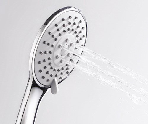 Wasserkraft Душевая лейка 10х5,8хh22,4 см, цвет: хром A002