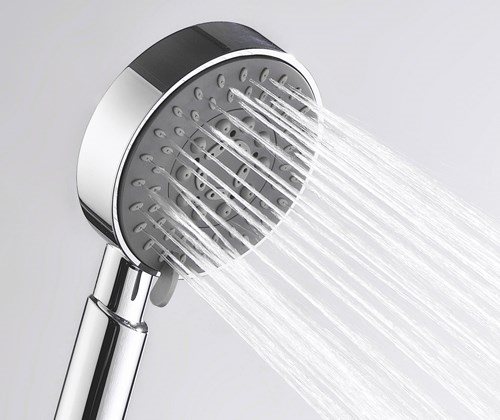 Wasserkraft Душевая лейка 10х3,2хh23,4 см, цвет: хром A036