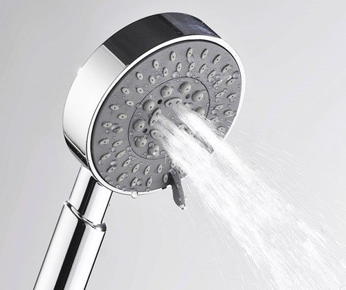 Wasserkraft Душевая лейка 10х3,2хh23,4 см, цвет: хром A036