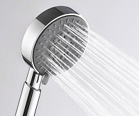 Wasserkraft Душевая лейка 10х3,2хh23,4 см, цвет: хром A036