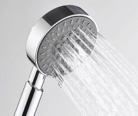 Wasserkraft Душевая лейка 10х3,2хh23,4 см, цвет: хром A036