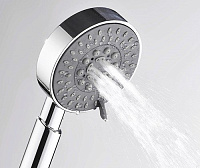 Wasserkraft Душевая лейка 10х3,2хh23,4 см, цвет: хром A036