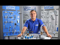 Wasserkraft Душевая лейка 10х3,2хh23,4 см, цвет: хром A036