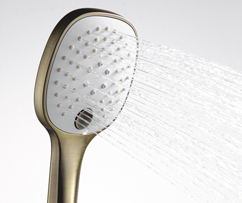 Wasserkraft Душевая лейка 11,6х4,7хh25,3 см, цвет: бронза A050