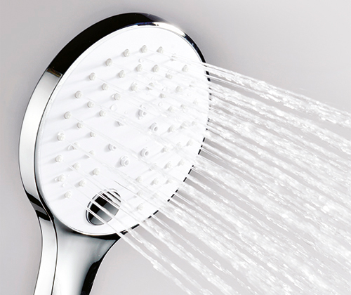 Wasserkraft Душевая лейка 12х3,1хh25,3 см, цвет: хром A061