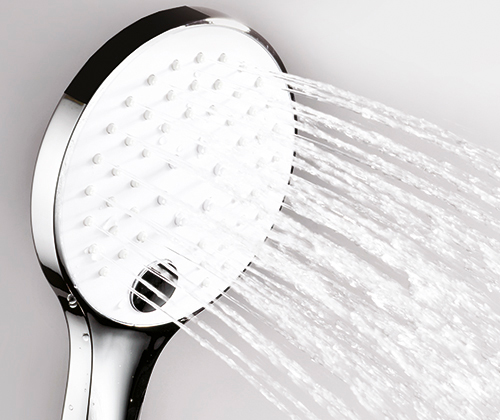 Wasserkraft Душевая лейка 12х3,1хh25,3 см, цвет: хром A061