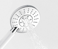 Wasserkraft Душевая лейка 12х3,3хh24 см, цвет: хром A058