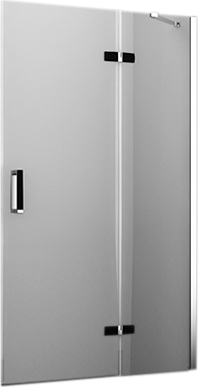 Душевая дверь в нишу Wasserkraft Aller 10H05RB black matt, 120 см 10H05RBLACK MATT