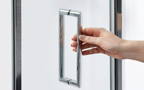 Душевая дверь в нишу Wasserkraft Salm  90 см 27I04