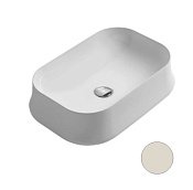 Simas Sharp Раковина чаша 60х42 см, без перелива и отверстия под смеситель, цвет: sabbia matt SH08 Sabbia matt*0