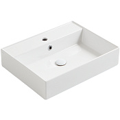 Simas Agile Раковина подвесная 61х46 см, с переливом, 1 отверстие под смеситель, цвет: белый глянц. AG61 bi*1