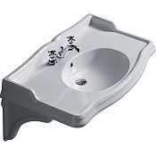 Simas Arcade Раковина подвесная 90х56 см, с переливом, 3 отверстия под смеситель, цвет: белый глянц. AR864bi*3